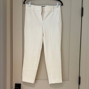 Jcrew Cameron Cream Tailored Pants